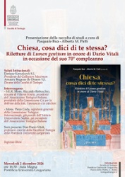 Chiesa, cosa dici di te stessa? Riletture di Lumen gentium in onore di Dario Vitali in occasione del suo 70° compleanno